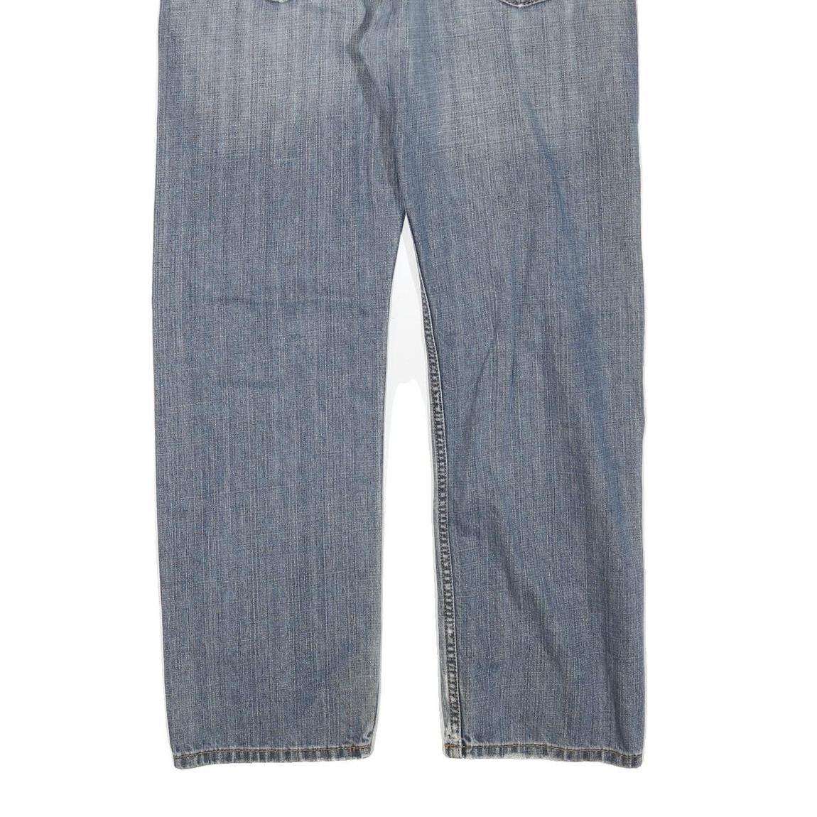 LEVI'S 505 Mens Jeans Blue Regular Straight Denim Medium W36 L32 Classic Fit