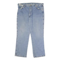 DICKIES Mens Blue Regular Fit Straight Leg Denim Jeans Cotton W42 L30 Workwear