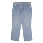 DICKIES Mens Blue Regular Fit Straight Leg Denim Jeans Cotton W42 L30 Workwear