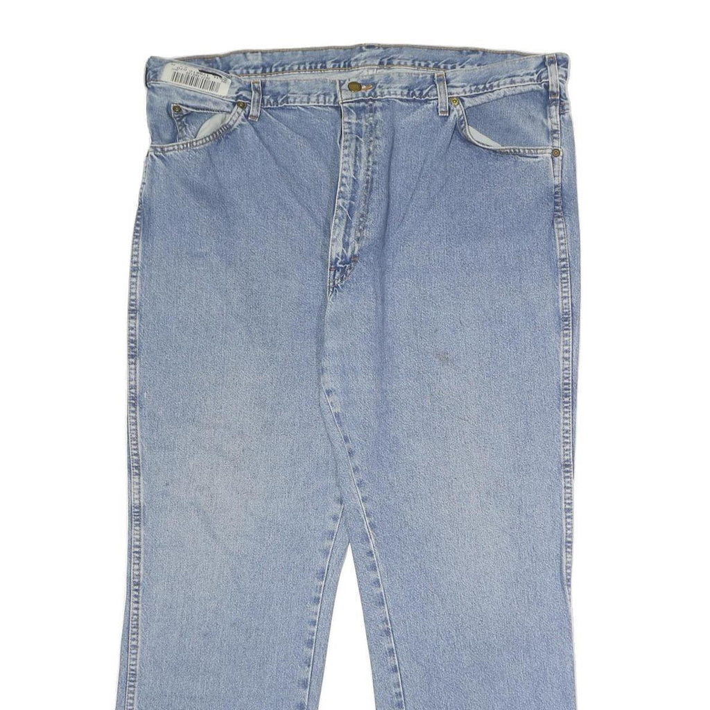 DICKIES Mens Blue Regular Fit Straight Leg Denim Jeans Cotton W42 L30 Workwear