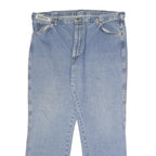 DICKIES Mens Blue Regular Fit Straight Leg Denim Jeans Cotton W42 L30 Workwear
