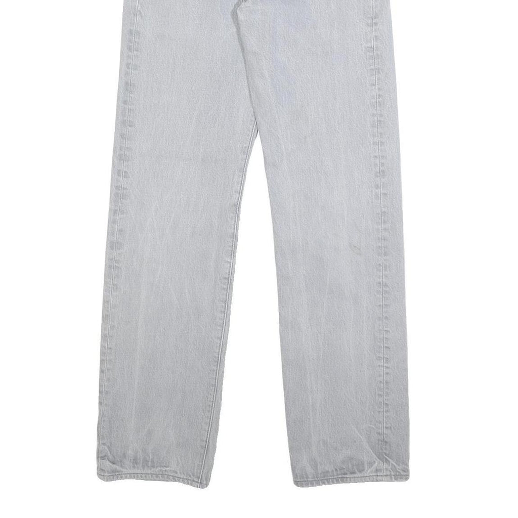 LEVI'S 501 Mens Jeans Blue Regular Straight Denim Light W28 L32 Classic Button
