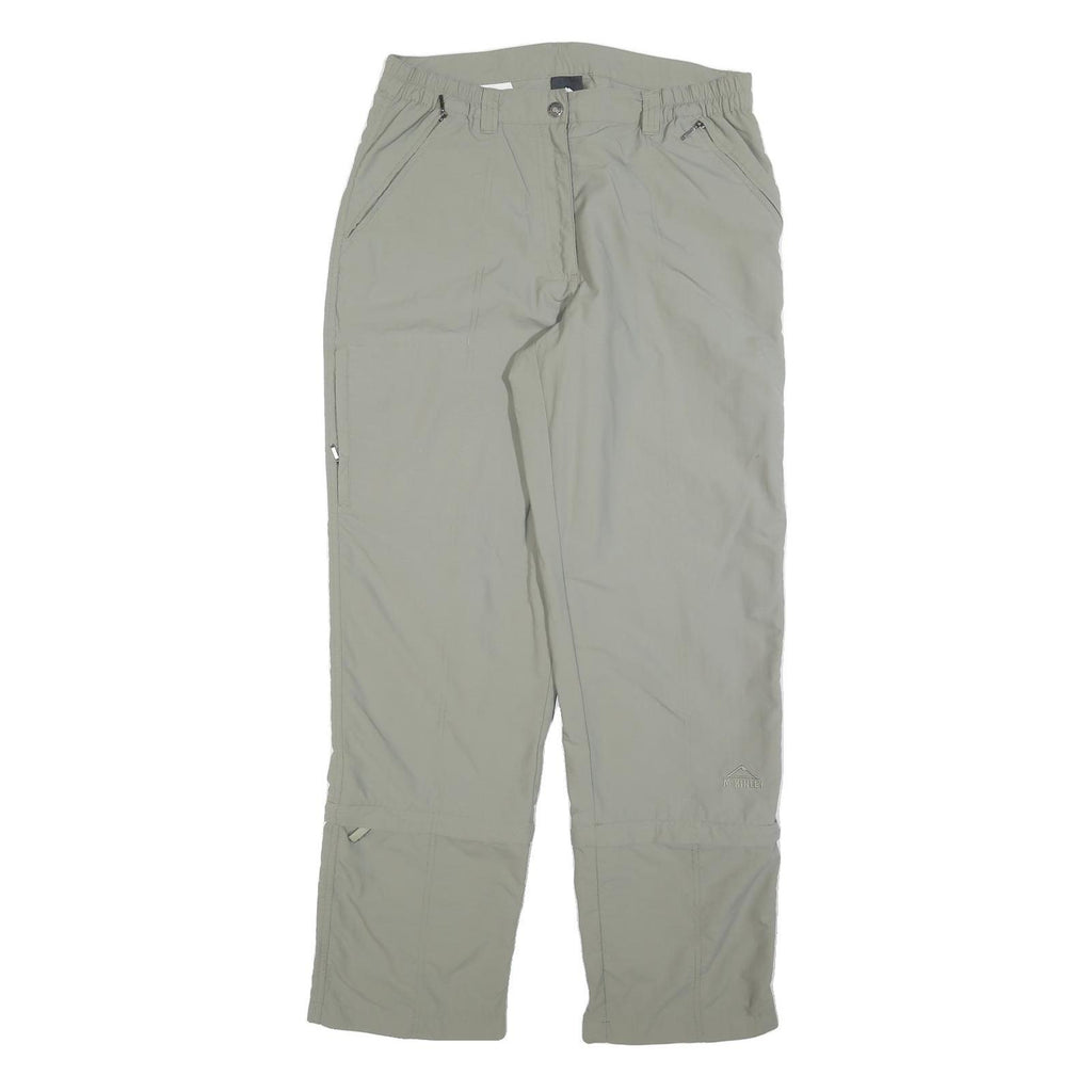 MCKINLEY Womens Regular Fit Beige Polyester Blend Trousers W32 L32 Outdoor Zip