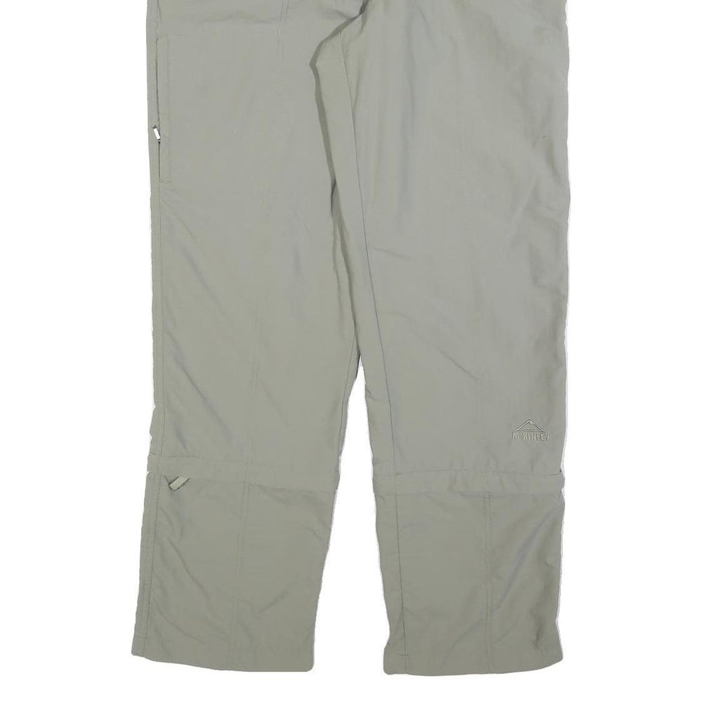 MCKINLEY Womens Regular Fit Beige Polyester Blend Trousers W32 L32 Outdoor Zip