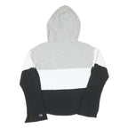 CHAMPION REVERSE WEAVE Womens Grey & White & Black Hoodie XS Cotton Blend