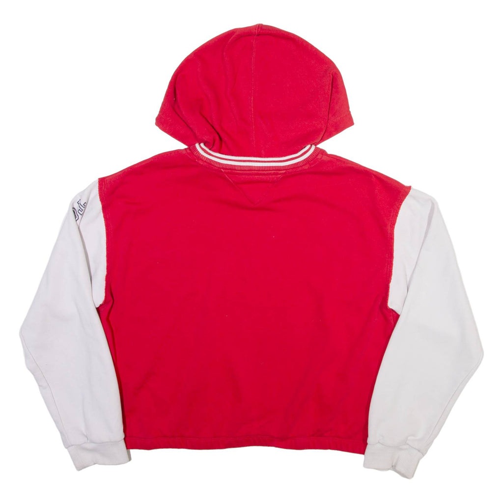 TOMMY HILFIGER Cropped Womens Red Hoodie M