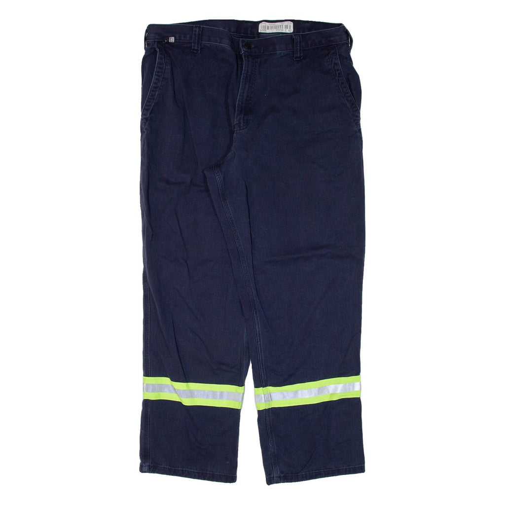 CARHARTT Workwear Mens Trousers Blue Regular Straight W38 L29