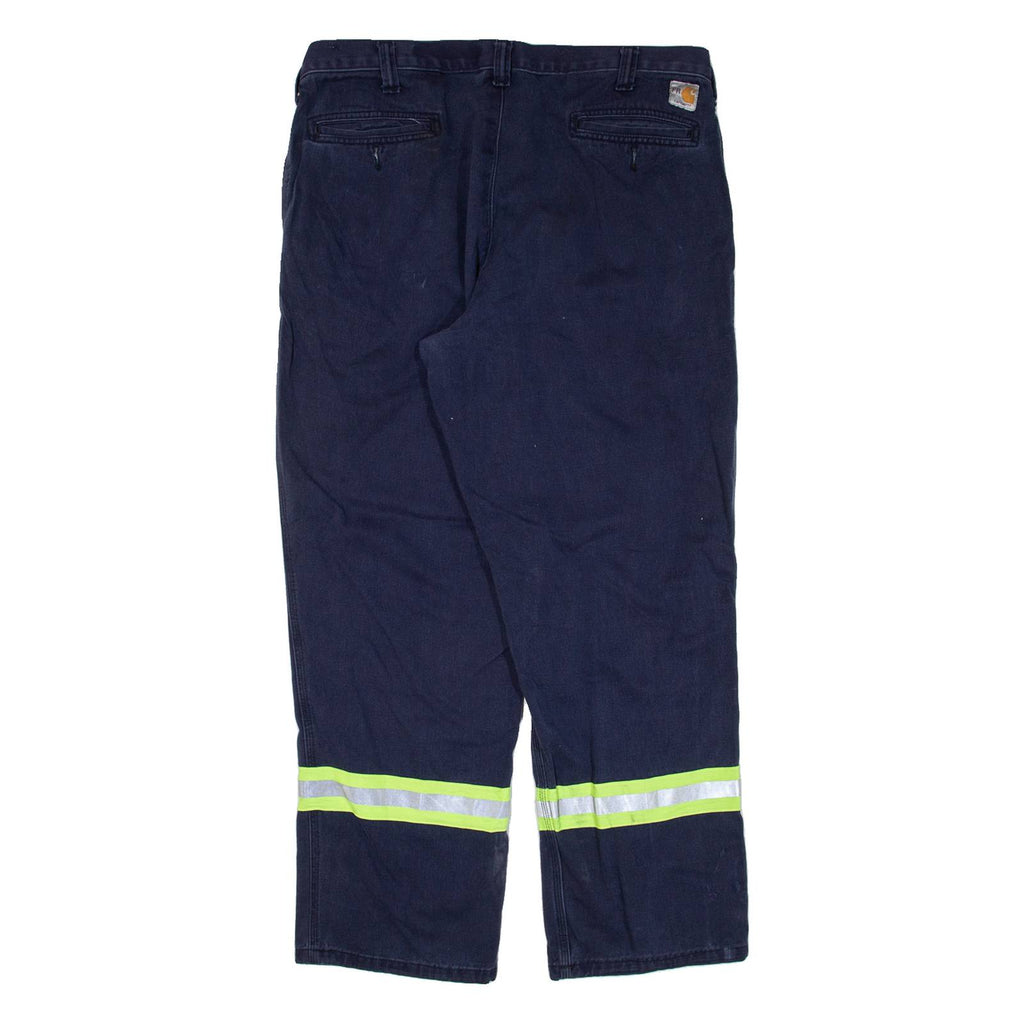 CARHARTT Workwear Mens Trousers Blue Regular Straight W38 L29