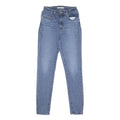 LEVI'S 721 High Rise Skinny Womens Jeans Blue Slim Denim Medium W27 L30 Stretch