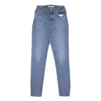 LEVI'S 721 High Rise Skinny Womens Jeans Blue Slim Denim Medium W27 L30 Stretch