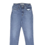 LEVI'S 721 High Rise Skinny Womens Jeans Blue Slim Denim Medium W27 L30 Stretch
