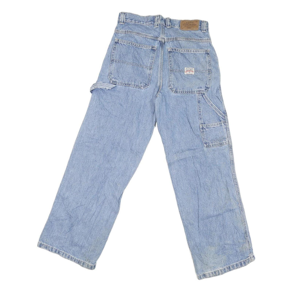 PAITERS Mens Jeans Blue Regular Straight Denim W28 L27 Zip Cotton Blend Workwear