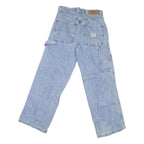 PAITERS Mens Jeans Blue Regular Straight Denim W28 L27 Zip Cotton Blend Workwear