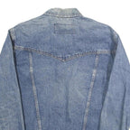 WRANGLER Mens Blue Denim Button Jacket S Cotton Classic Western Style Casual