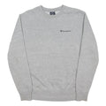 CHAMPION Mens Grey Sweatshirt Crew Neck S Cotton Blend Casual Pullover