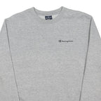 CHAMPION Mens Grey Sweatshirt Crew Neck S Cotton Blend Casual Pullover