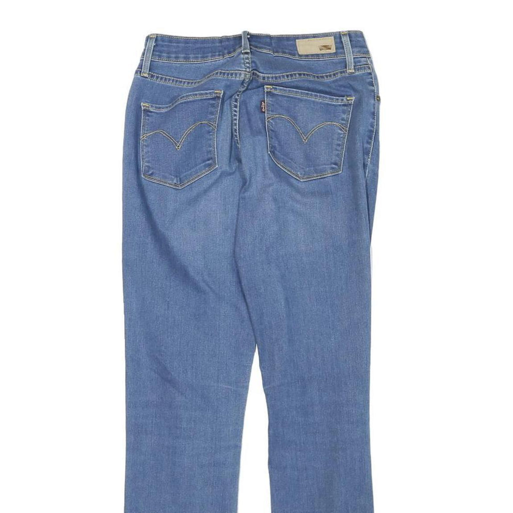 LEVI'S Womens Jeans Blue Slim Straight Denim Medium W26 L28 Stylish Zip