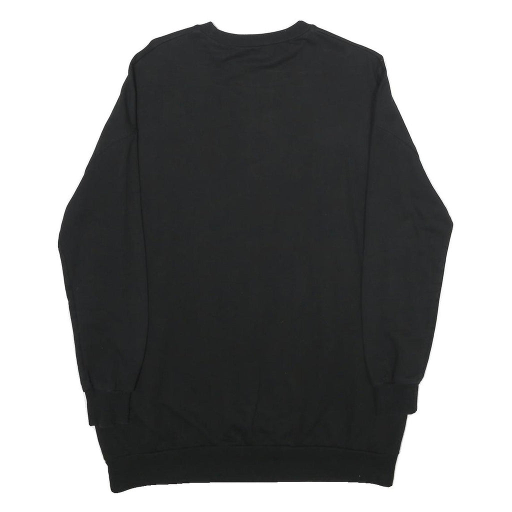 LCW MODEST Womens Black Disney Characters Crew Neck M Cotton Sweatshirt