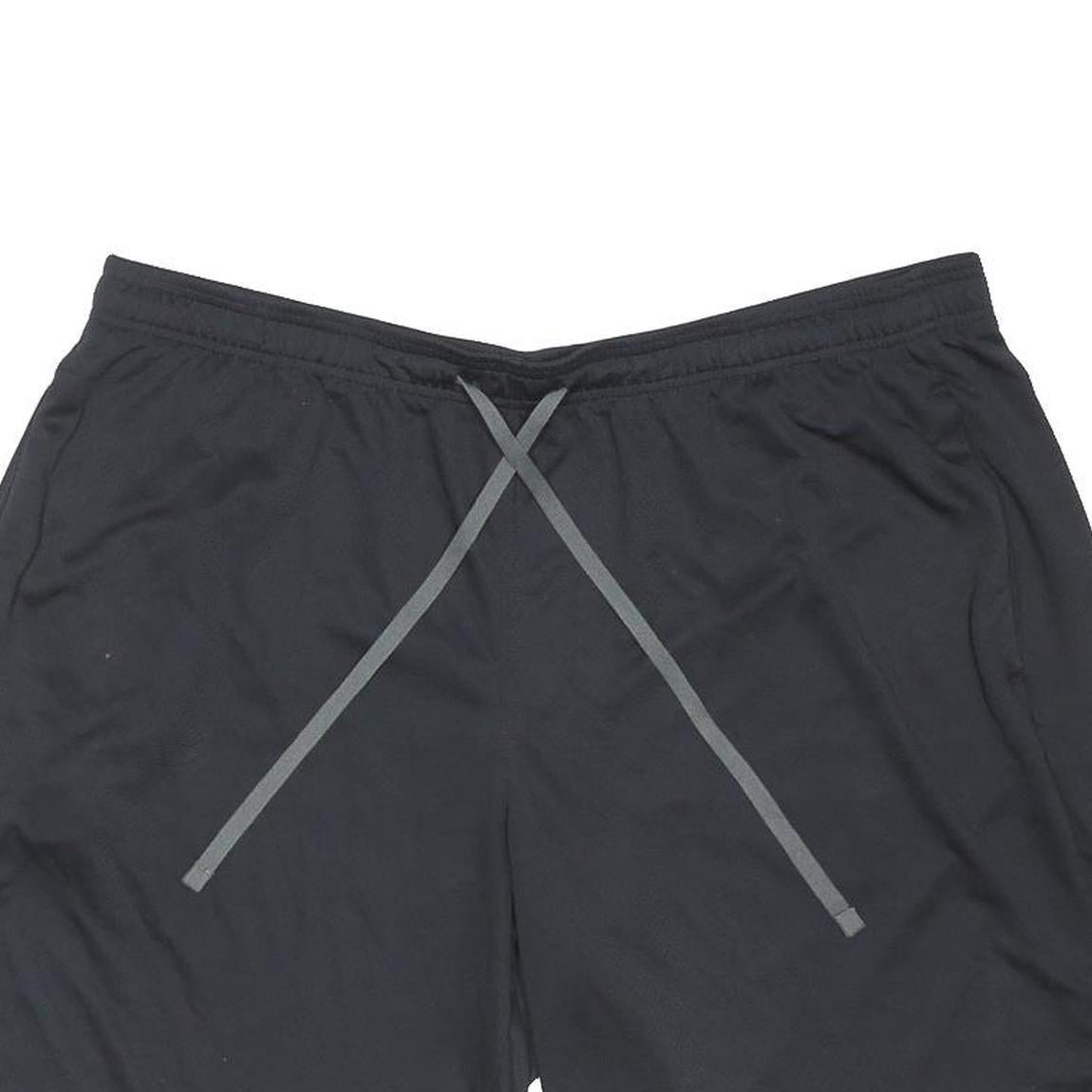 UNDER ARMOUR Mens Black Sports Casual Shorts 2XL W38 Polyester Blend Lightweight
