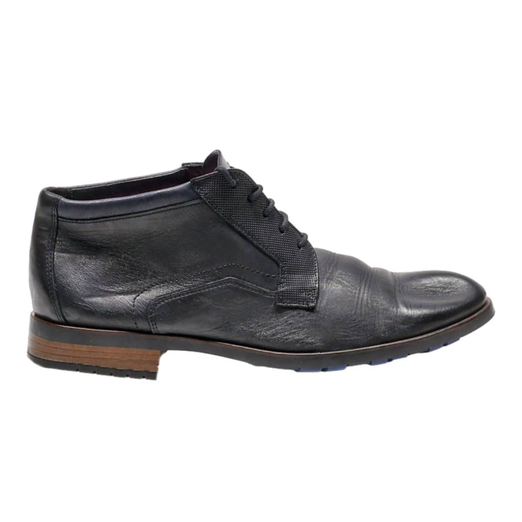 LLOYD Lace-Up Boots Black Leather Mens UK 9