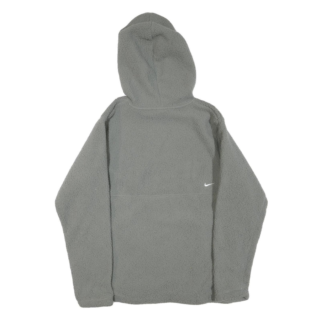 NIKE Womens Grey Hoodie M Soft Fleece Pullover Casual Athletic Wear