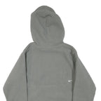 NIKE Womens Grey Hoodie M Soft Fleece Pullover Casual Athletic Wear