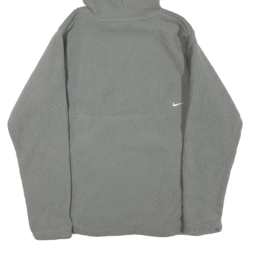 NIKE Womens Grey Hoodie M Soft Fleece Pullover Casual Athletic Wear