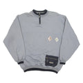 BST Boston Baseball Mens Sweatshirt Grey 1/4 Zip XL