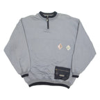 BST Boston Baseball Mens Sweatshirt Grey 1/4 Zip XL