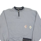 BST Boston Baseball Mens Sweatshirt Grey 1/4 Zip XL