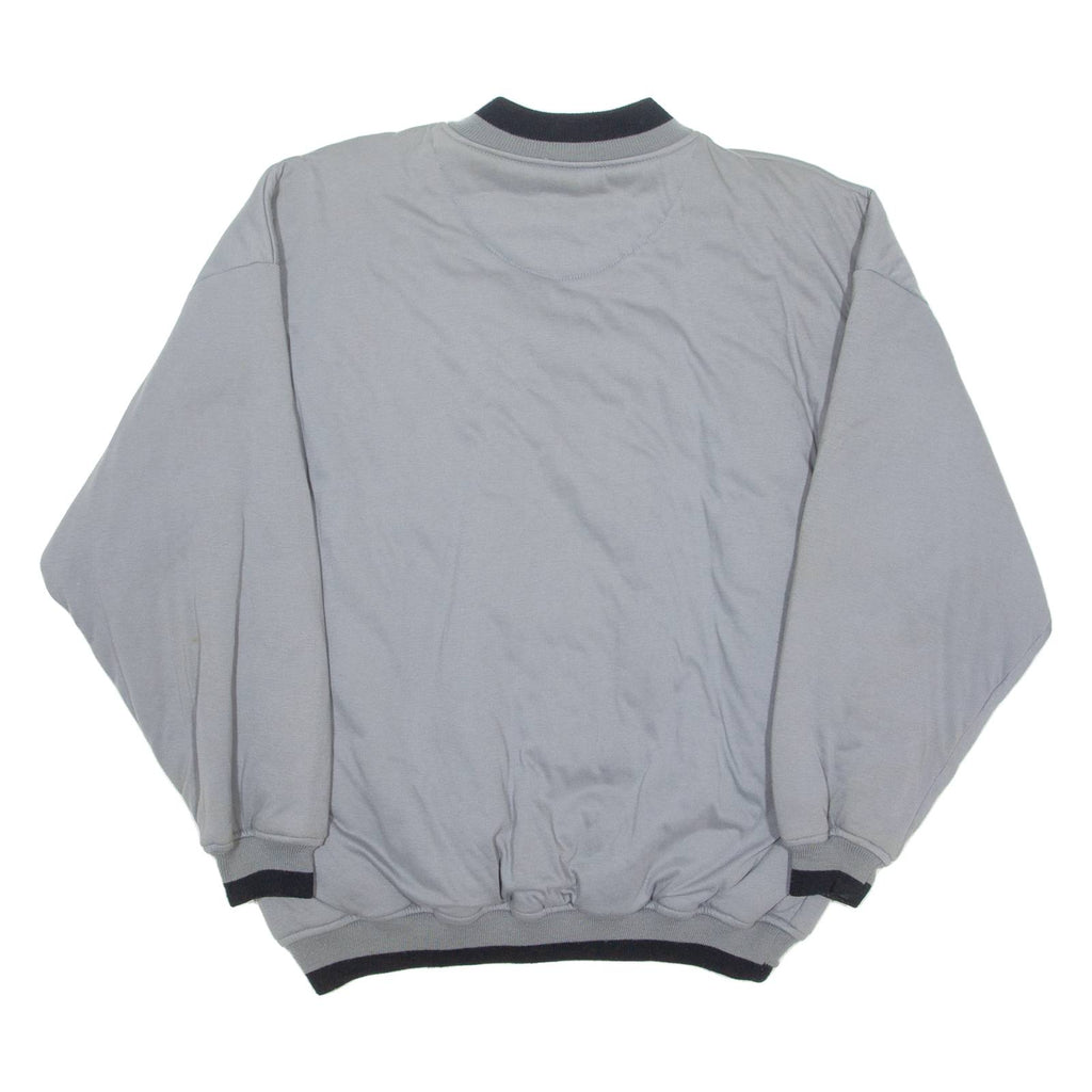 BST Boston Baseball Mens Sweatshirt Grey 1/4 Zip XL