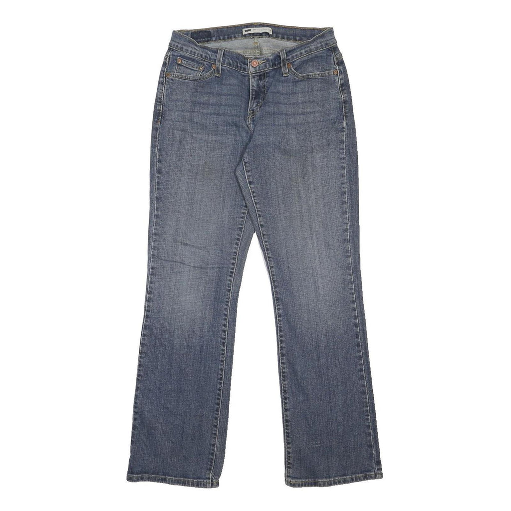 LEVI'S 529 Womens Jeans Blue Cotton Blend Regular Fit Straight Leg W28 L30