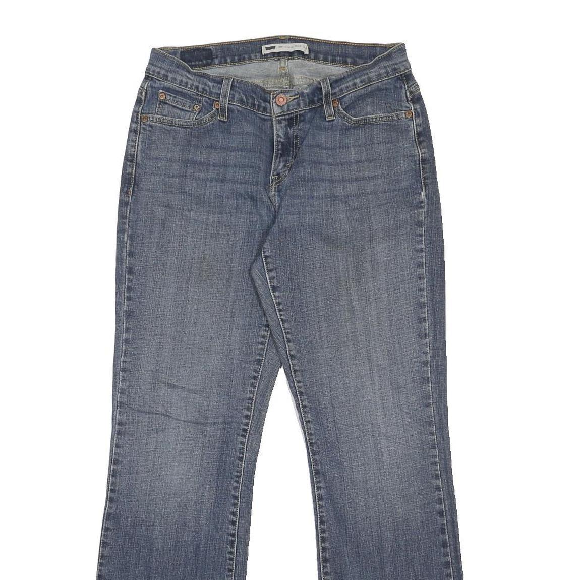 LEVI'S 529 Womens Jeans Blue Cotton Blend Regular Fit Straight Leg W28 L30
