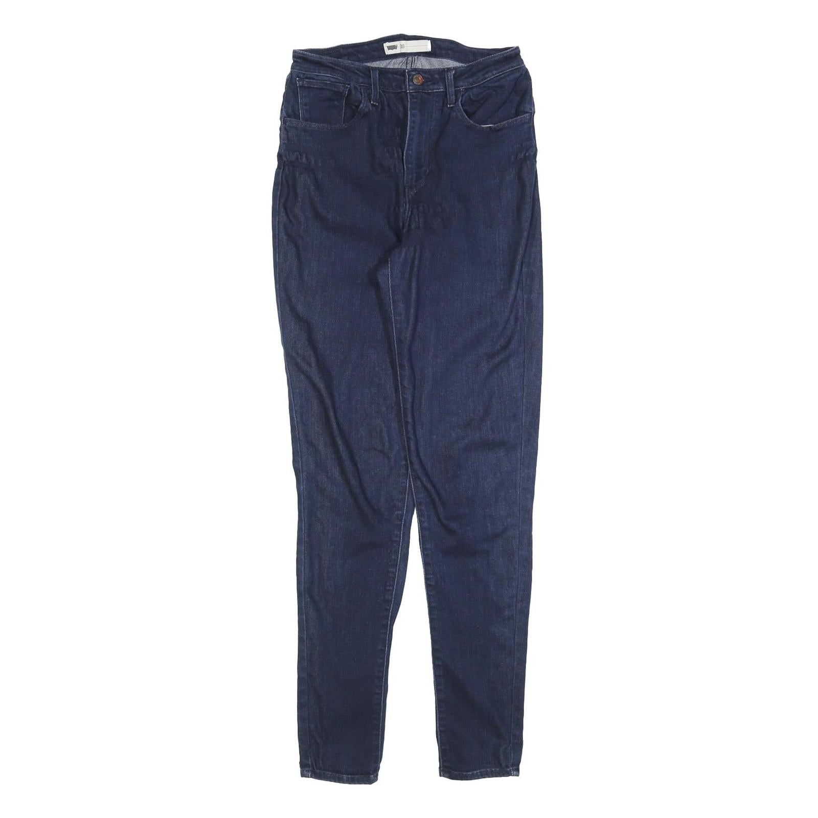 LEVI'S Womens Jeans Blue Slim Skinny Denim Medium W30 L32 Cotton Blend Zip