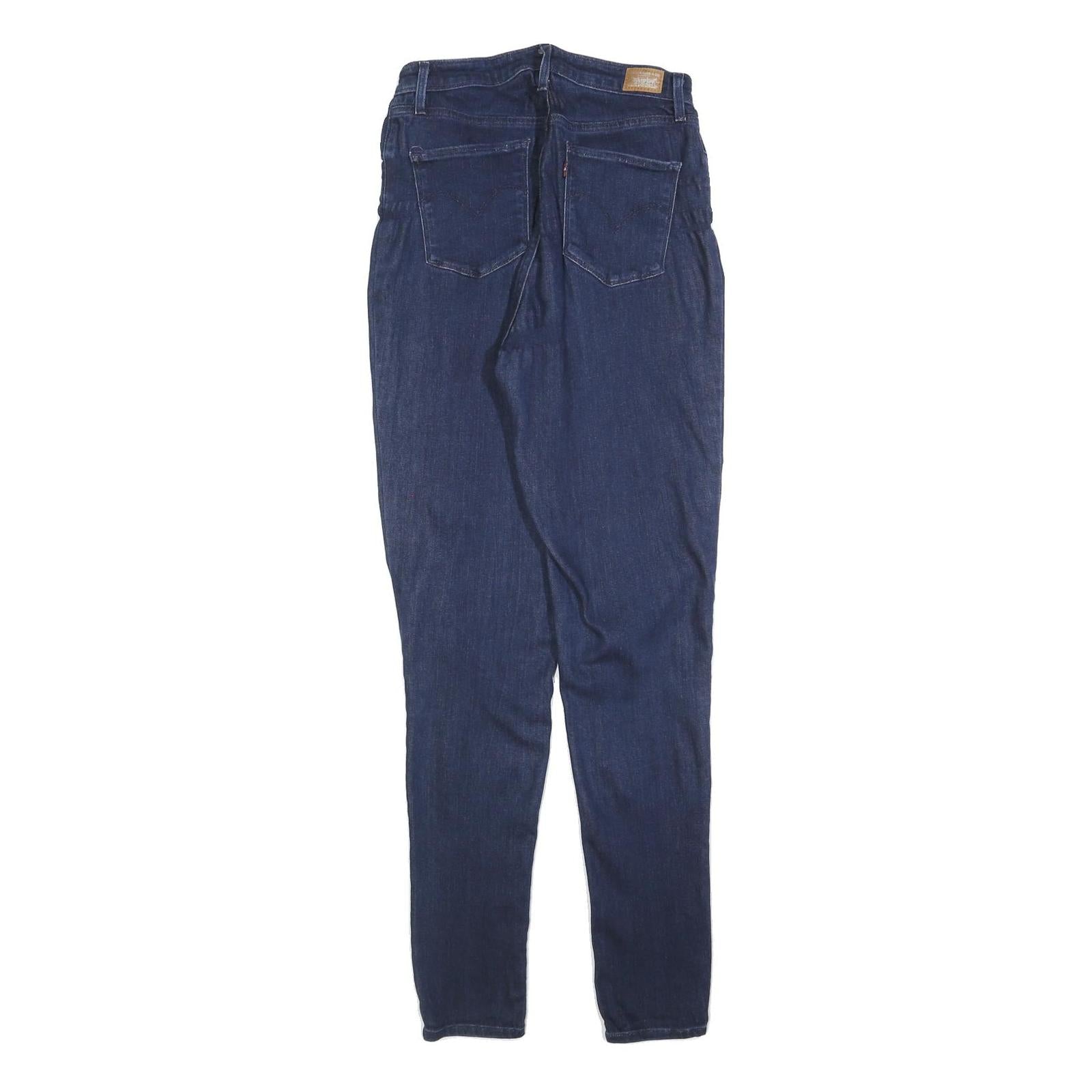 LEVI'S Womens Jeans Blue Slim Skinny Denim Medium W30 L32 Cotton Blend Zip