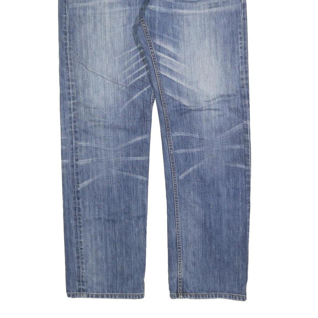 LEVI'S 538 Mens Blue Regular Straight Denim Medium W38 L34 Classic Cotton Blend