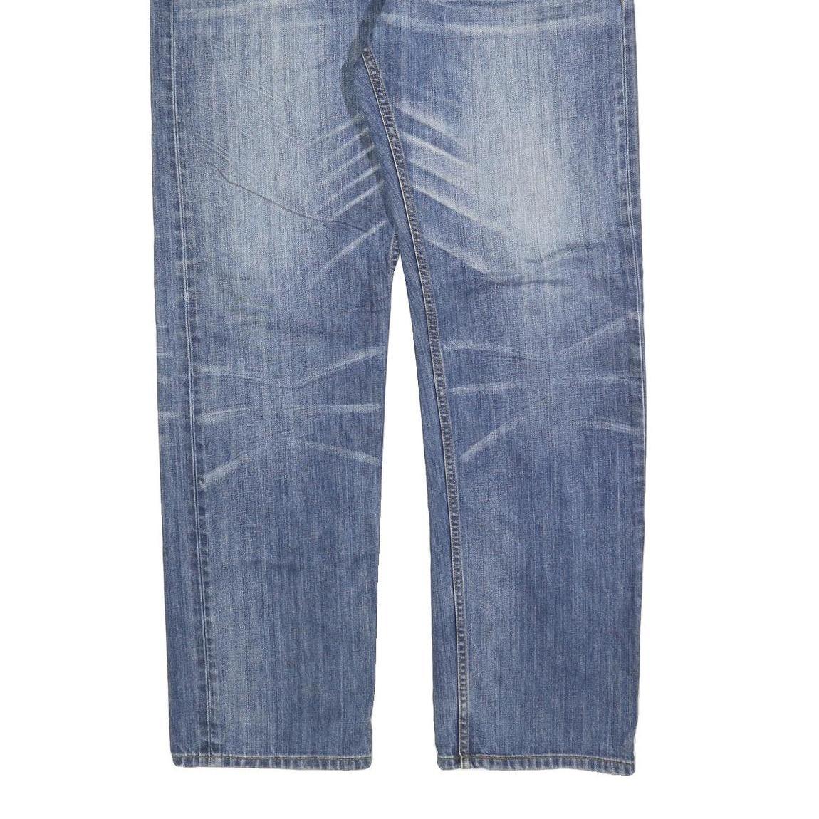 LEVI'S 538 Mens Blue Regular Straight Denim Medium W38 L34 Classic Cotton Blend