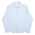 HOLLISTER Mens Blue Check Shirt S Cotton Blend Long Sleeve Button-Down Casual