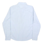 HOLLISTER Mens Blue Check Shirt S Cotton Blend Long Sleeve Button-Down Casual