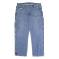 DICKIES Mens Jeans Blue Relaxed Straight Denim Medium W38 L30 Workwear Utility