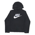NIKE Womens Black Hoodie XL Cotton Blend Comfort Casual Sweatshirt