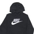 NIKE Womens Black Hoodie XL Cotton Blend Comfort Casual Sweatshirt