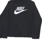 NIKE Womens Black Hoodie XL Cotton Blend Comfort Casual Sweatshirt