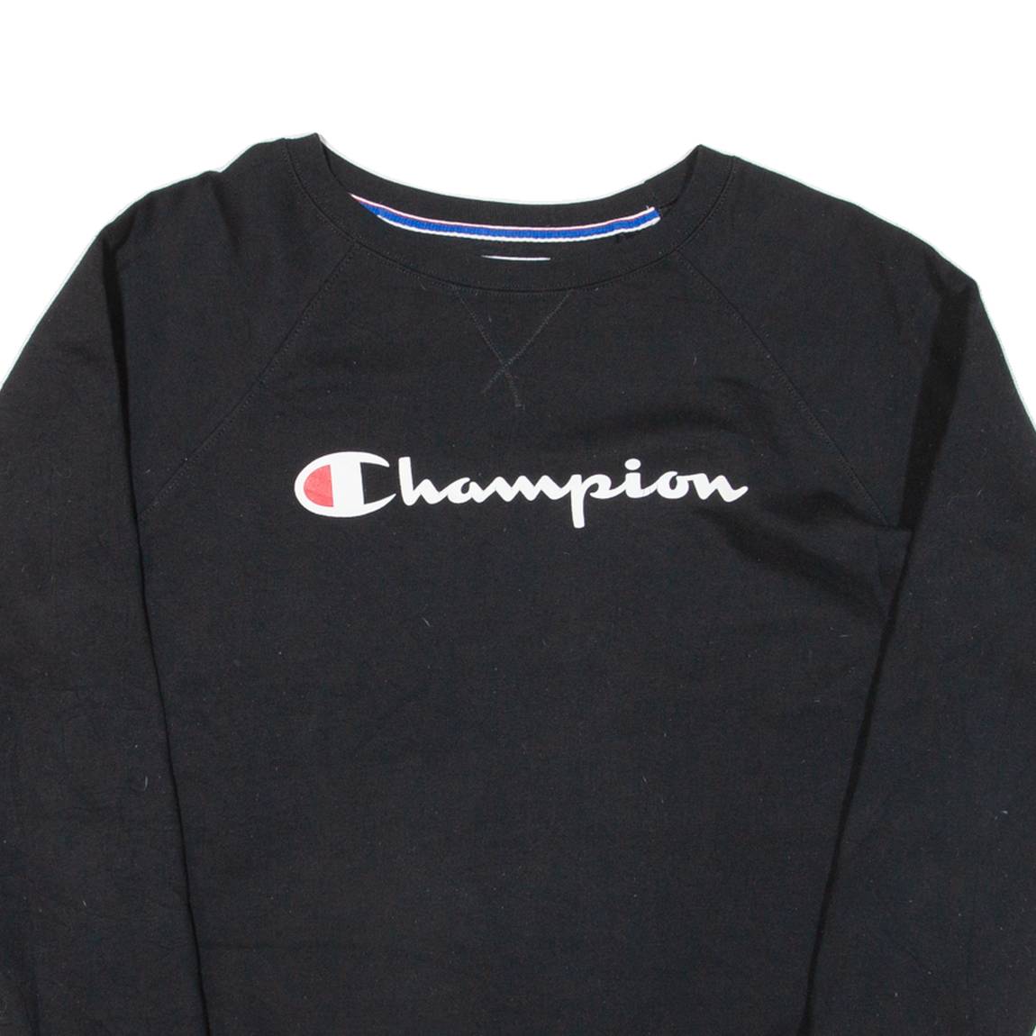 CHAMPION Womens Sweatshirt Black XL