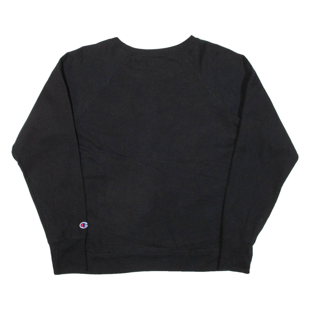 CHAMPION Womens Sweatshirt Black XL