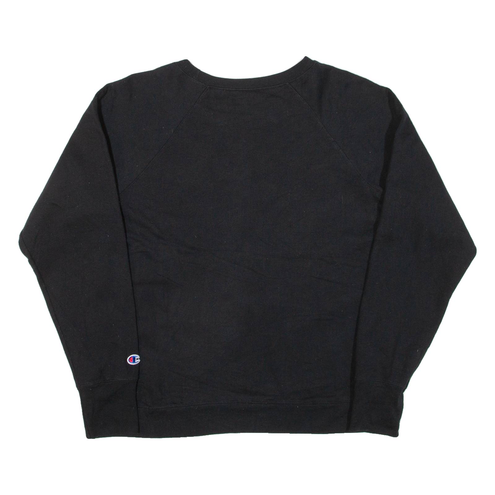 CHAMPION Womens Sweatshirt Black XL