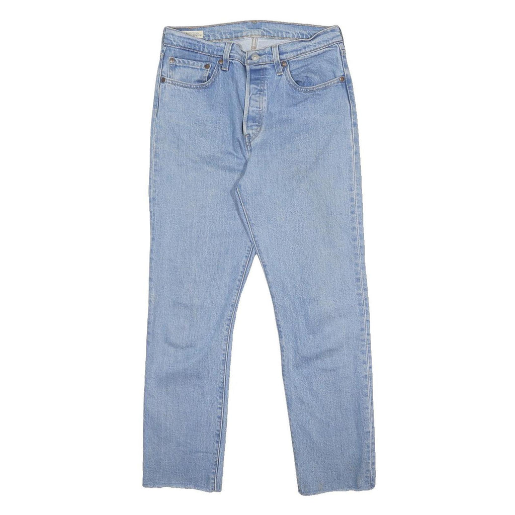 LEVI'S 501 BIG E Womens Jeans Blue Regular Straight Denim Medium W28 L28 Button