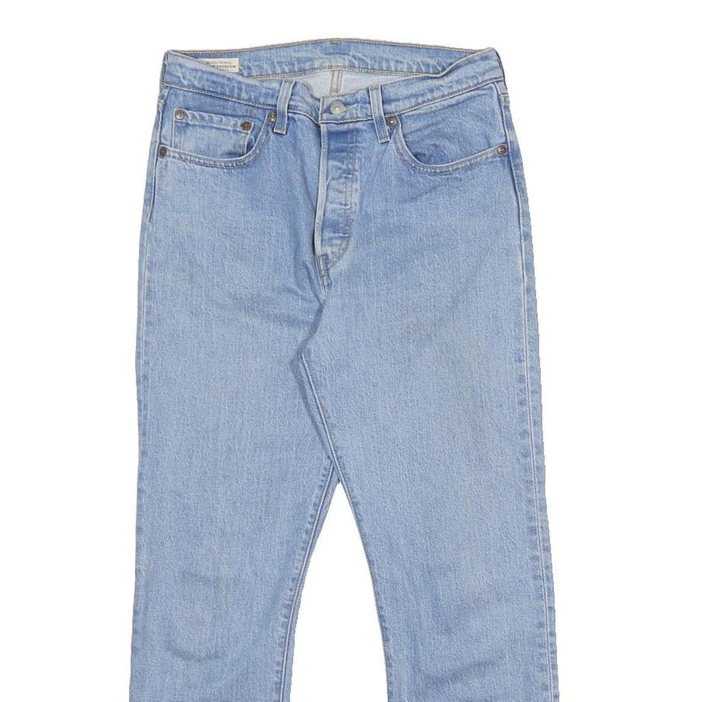 LEVI'S 501 BIG E Womens Jeans Blue Regular Straight Denim Medium W28 L28 Button