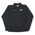 NIKE Mens Black Idaho 1/4 Zip M Sweatshirt Polyester Blend Casual Pullover