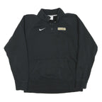 NIKE Mens Black Idaho 1/4 Zip M Sweatshirt Polyester Blend Casual Pullover